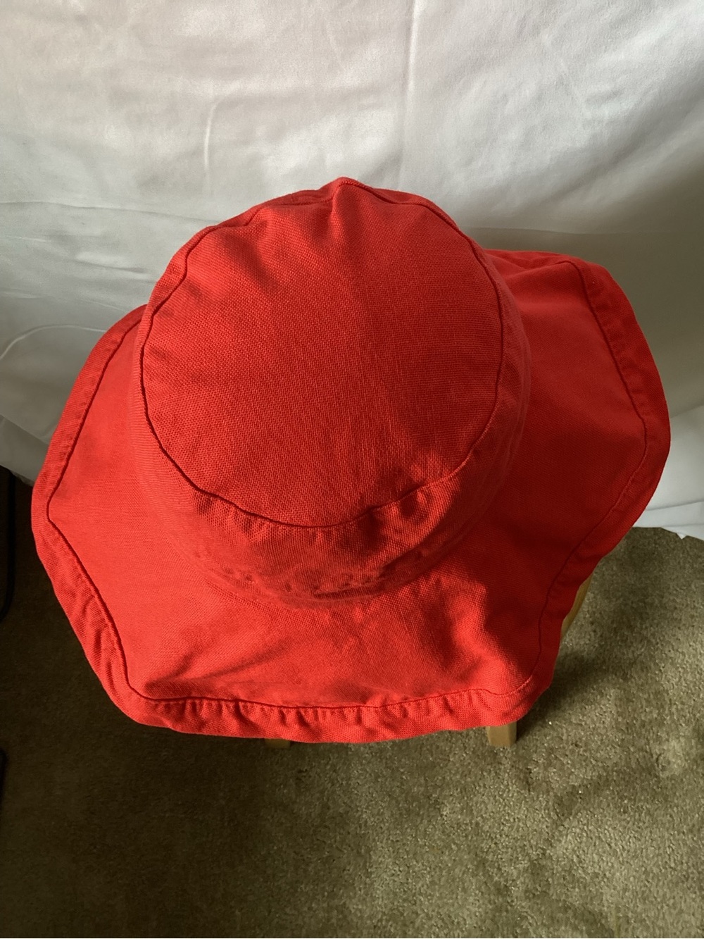 Red Hat society floppy  Bucket Hat.